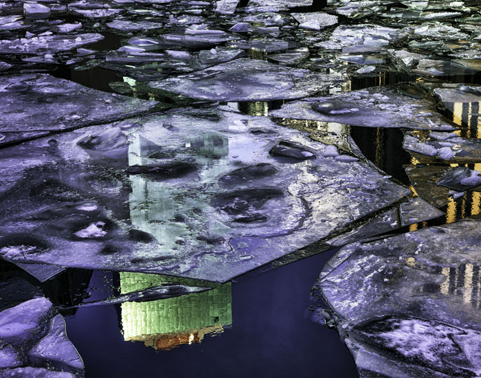 Steve Geer River Ice Fermilab Art Series